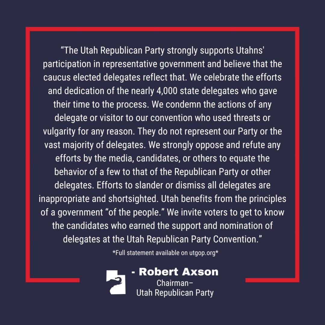 FOR IMMEDIATE RELEASE: Statement on 2024 Nominating Convention - The ...